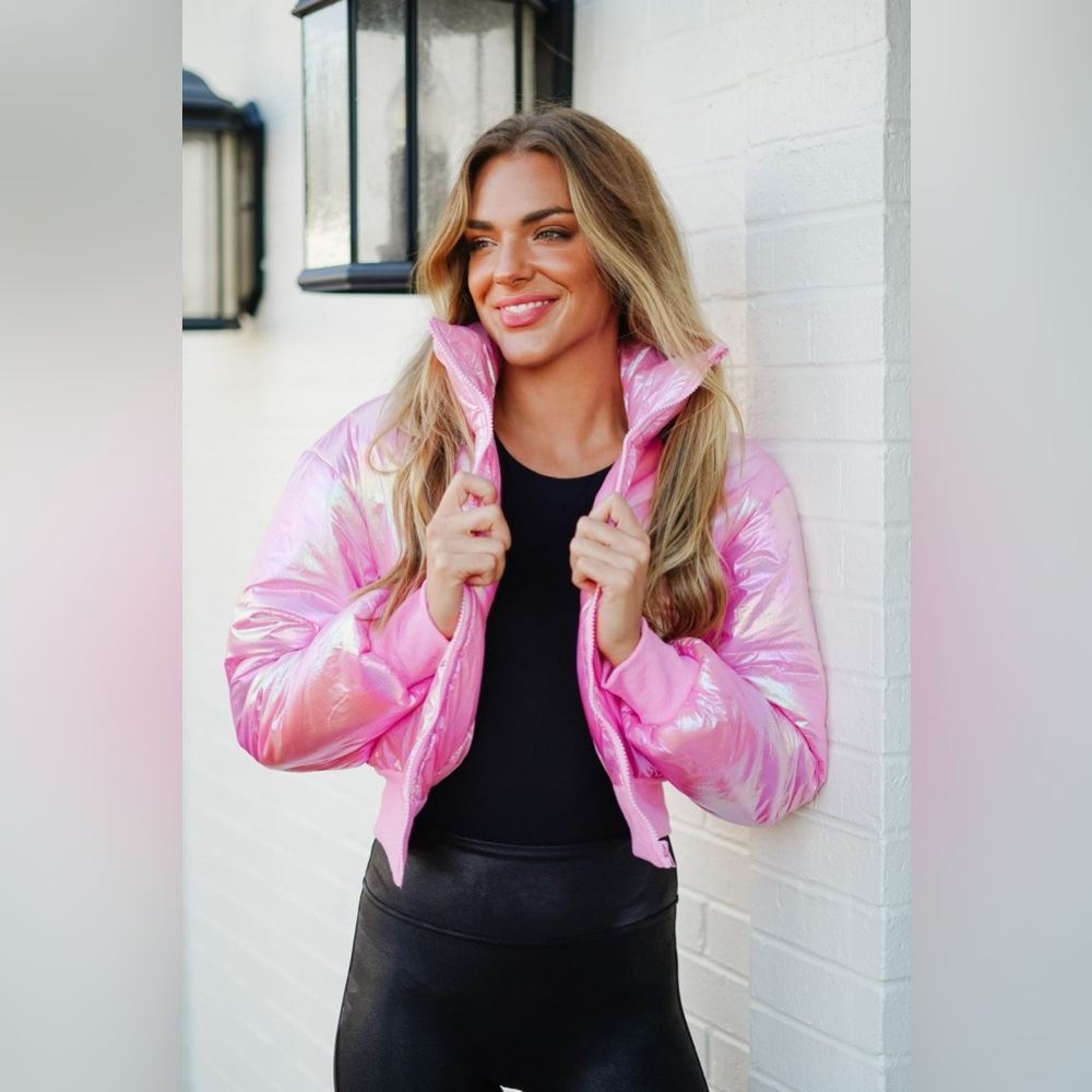 Pink Metallic Jacket